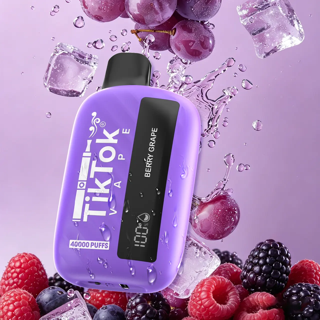 TikTok 40K — Berry Grape